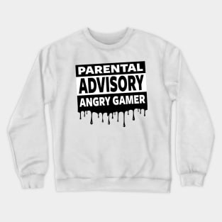 GAMING - ANGRY GAMER Crewneck Sweatshirt